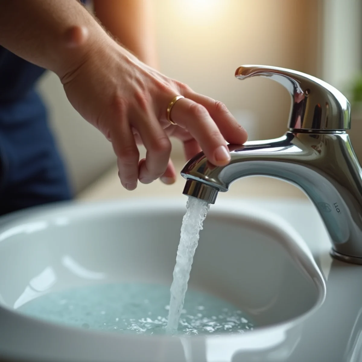 Weak faucet flow caused by a slab leak in a Riverside, CA home